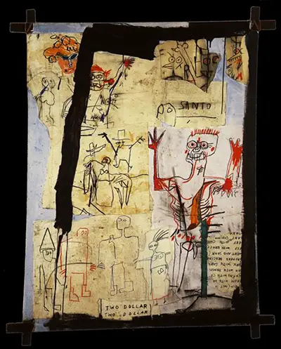 Santo versus Second Avenue Jean-Michel Basquiat